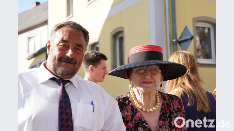 Bürgermeister Josef Beimler und Sophie Griesmeier FVO