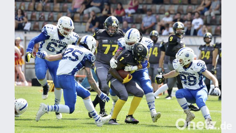Mad Bulldogs Amberg - Grizzlies Ansbach 18:14. ZG