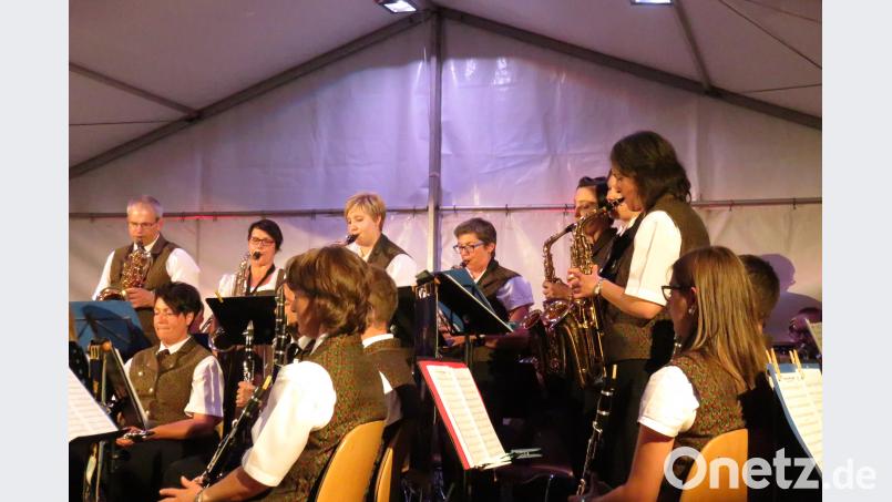 Das Saxophonregister der Musikkapelle exb