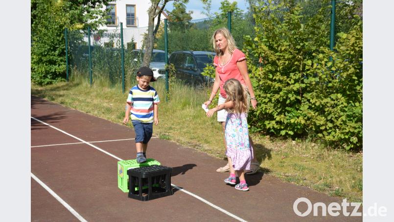 Die Aufgaben beim Geschicklichkeitsparcours sind für alle Altersklassen geeignet ak