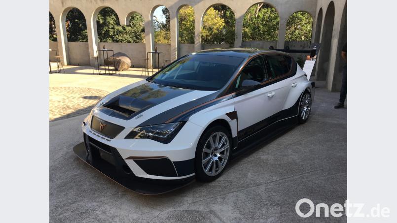 Mit dem e-Racer nimmt Cupra an der E-TCR-Rennserie teil. Michael Ascherl