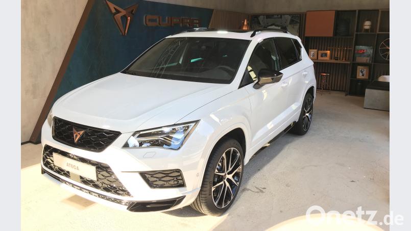 Der Ateca ist der erste Wagen mit dem Cupra-Logo, ein Power-SUV mit 300 PS. Michael Ascherl
