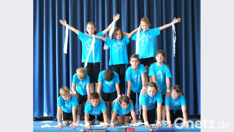 Am Ende gibt es für die Pyramidenakrobaten viel Applaus. fvo