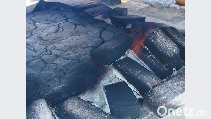 Da geht es heiß her: Im Kalkbrennofen herrschen durchgehend 1200 Grad Celsius. Harald Mohr