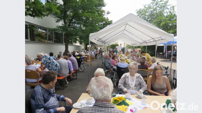 Das gemütliche Sommerfest hat allen Senioren gut gefallen. jzk