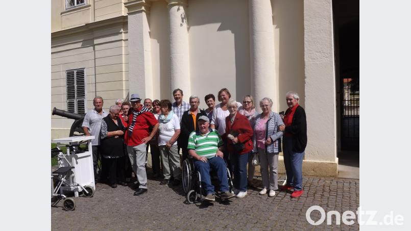 Die Teilnehmer der Selbsthilfegruppe bei der Sommerfahrt. exb