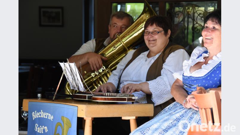 Immer mit dabei, wenn es in der Region um Volksmusik geht: die Blechernen Sait´n. nag
