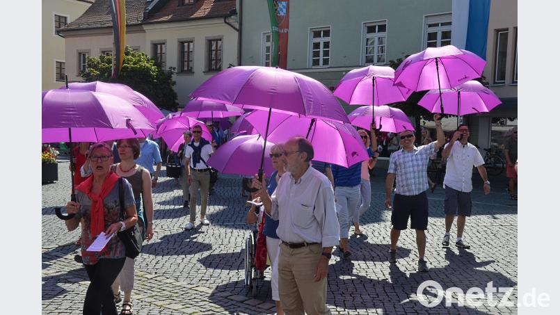 Mit einem Flashmob versuchte St. Michael die Kirchenvorstandswähler zu mobilisieren. Bild: Kunz Kunz