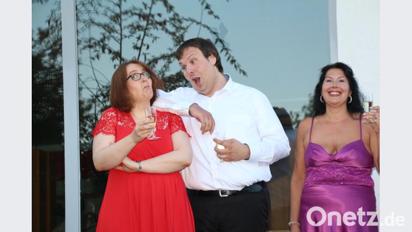 Schauspielerisch gekonnt agierten Evi Haberberger und Marius Pöhnlein. rpp