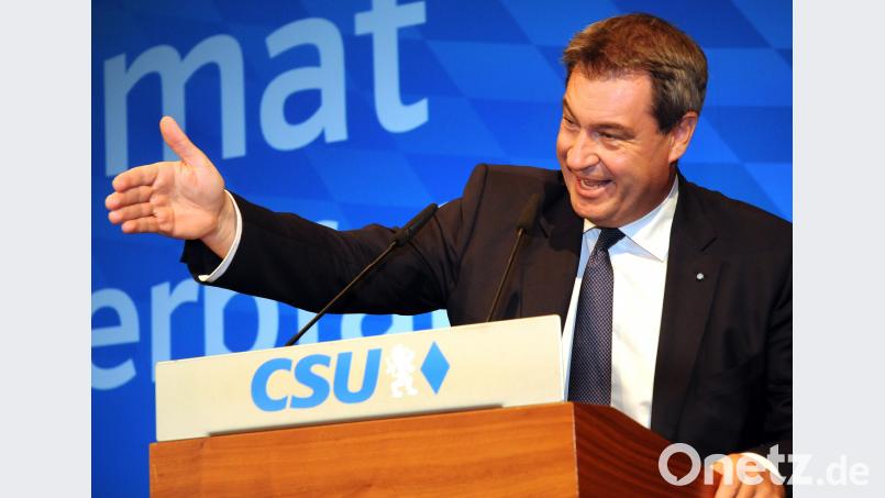 Mit vollem Einsatz wirbt Ministerpräsident Markus Söder (CSU) für seinen Kurs. Stephan Huber