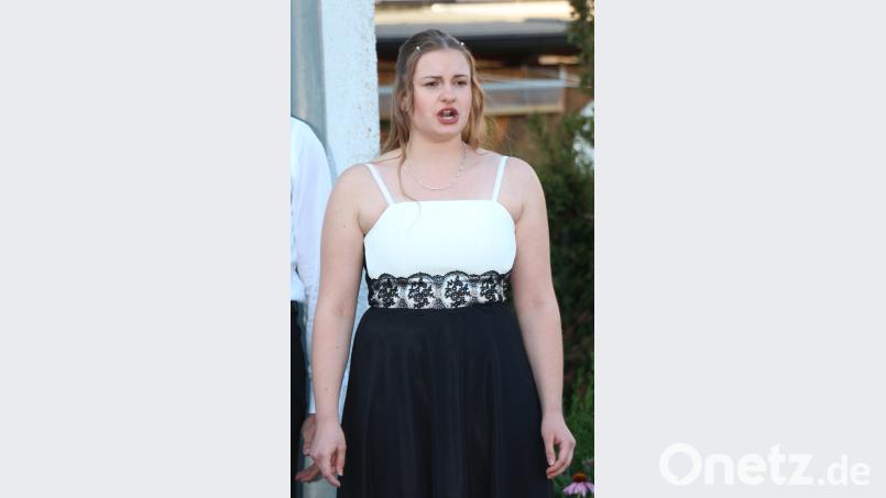 Marion Klausfelder, die Jüngste im Bunde, überzeugte mit ihrem Gesang. rpp