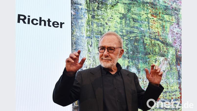 Das Museum Barberini Potsdam präsentiert erstmalig eine Ausstellung über die abstrakten Arbeiten Gerhard Richters.  Bernd Settnik/dpa