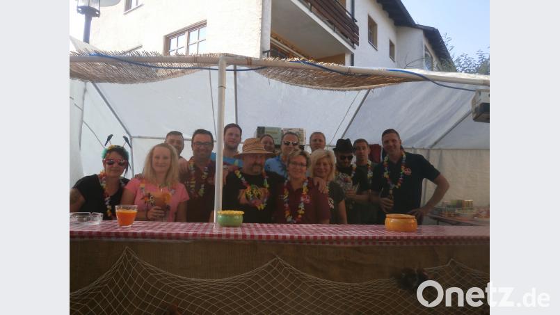 Das Team vor dem großen Ansturm. jub