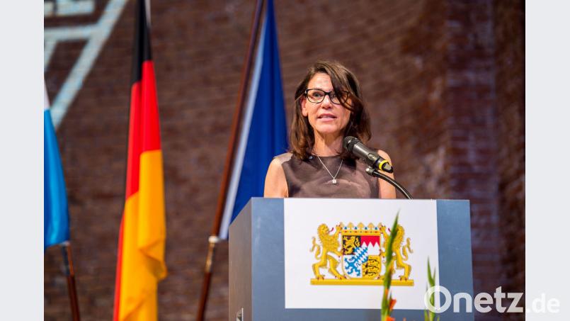 Marion Kiechle (CSU), bayerische Kunstministerin, bei einer Rede. Foto: Lino Mirgeler/Archiv Lino Mirgeler