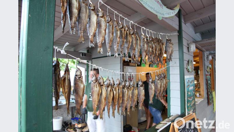 Wenn die Anglerfreunde zu ihrer Nacht am See und zum Fischerfest einladen, dann sind bei den Gästen vor allem Fischspezialitäten begehrt, etwa die geräucherten Saiblinge, Forellen und Karpfenfilets. u