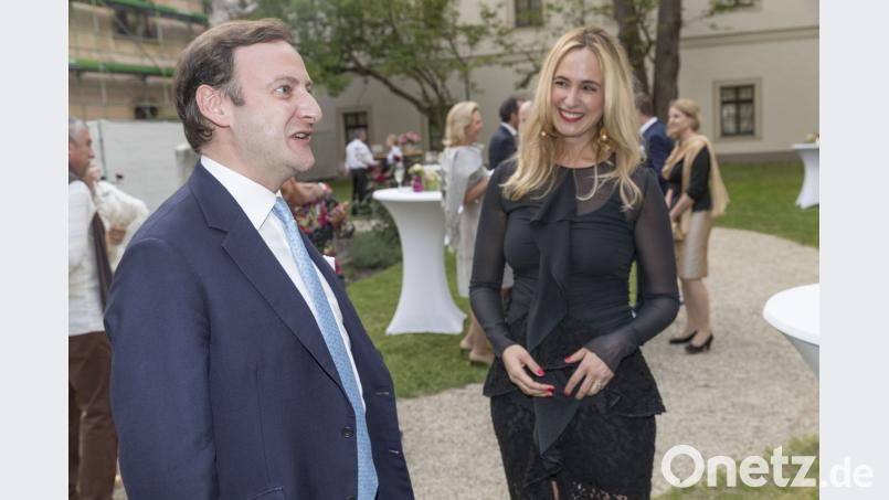 Elisabeth von Thurn und Taxi bei den Schlossfestspielen in Regensburg mit ihrem Freund Edward. www.altrofoto.de