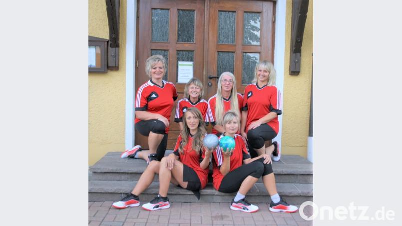 Die Damen des Sportkegelklubs Ro-Weiß kann stolz auf ihre Leistungen sein. Hintere Reihe von links: Hintere Reihe Cornelia Völkl, Hannelore Hopfner, Doris Klier, Martina Lorenz; vordere Reihe von links: Nicole Scheibl und Jacqueline Kleber. tu