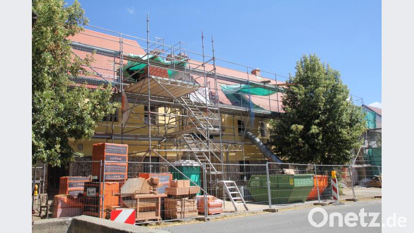 Die Sanierung des Thammer-Anwesens schreitet voran. Auch der Auftrag für die Innenputzarbeiten ist bereits vergeben. frd