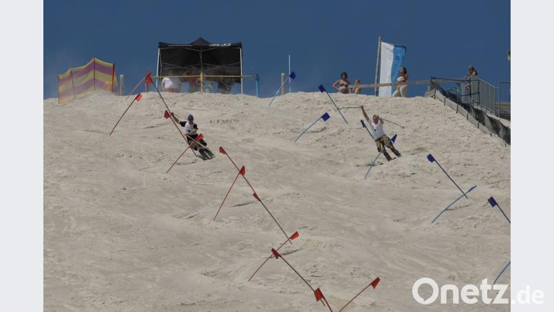 Spannende Kopf an Kopf Rennen bietet der Parallelslalom chl
