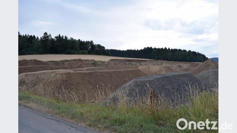 Angesichts der aufgeschütteten Erdwälle hatte der Gemeinderat nur einen Kommentar: "So ein Wahnsinn." bnr