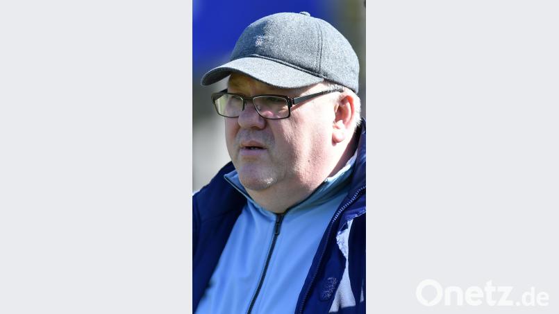 Rüdiger Fuhrmann, Trainer des SV Etzenricht Alfred Schwarzmeier