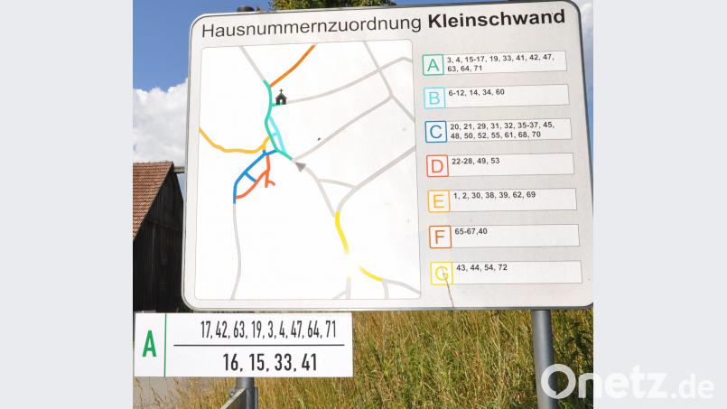 Der Stadt schwebt eine Erläuterung zu den in Vöslesrieth vergebenen Hausnummern, ähnlich der in Kleinschwand bei Tännesberg, vor. Erich Spickenreither