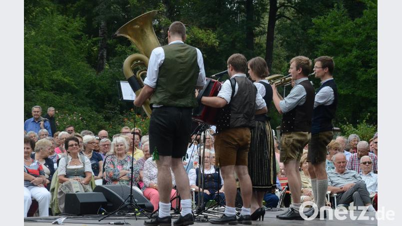Die Gruppe "D'Zwiad" erfreute die Besucher mit Brass-Musik. Kunz