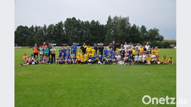 Acht Mannschaften spielen bei den E-Junioren um den Sommercup des SV Kulmain. Am Ende nimmt die Mannschaft aus Hof die Trophäe mit nach Hause. ak