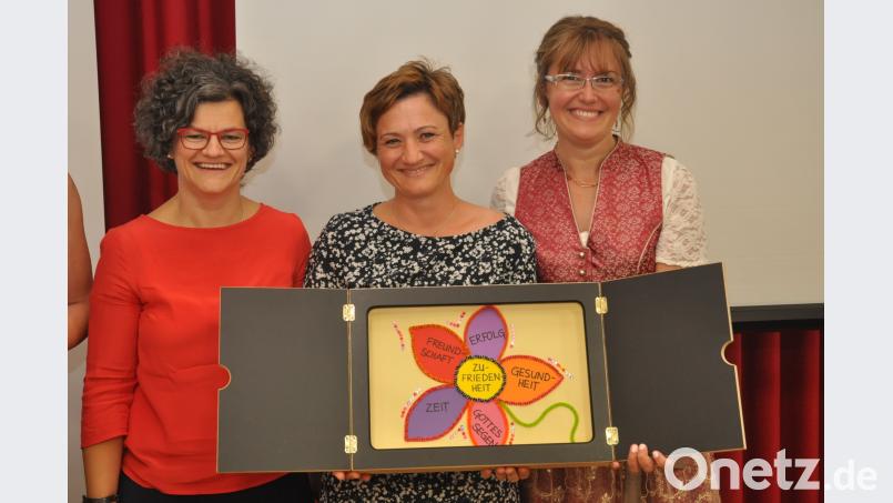 Das Kinderkirchenteam schickt die besten Wünsche für Christine Hecht (rechts) mit. dob