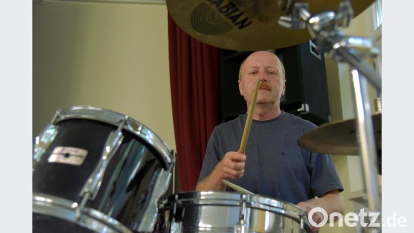 Organisator und Schlagzeug-Dozent Thomas Stock (53). Beim Jazz-Seminar setzt er auf einen bewährten, festen Rhythmus. exb/Thomas Stock