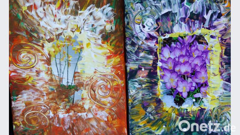 Tolle Bilder mit der Farbspachtel. fsb