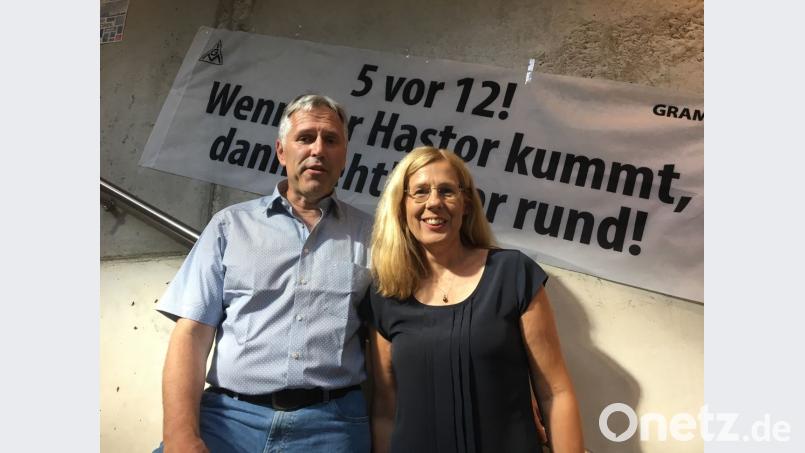 Horst Ott ist einer der Hauptdarsteller des Films. IG Metall-Vorstandsmitglied Irene Schulz reiste zur Premiere extra aus Frankfurt an. Uli Piehler