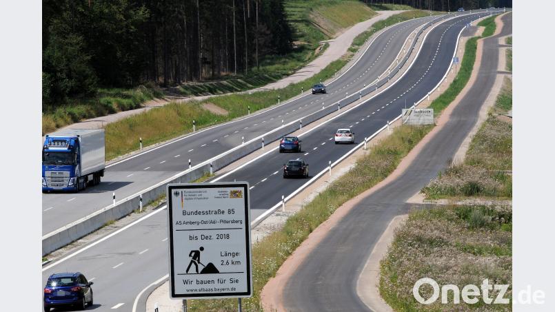 B85 zwischen Schafhof und Pittersberg: Seit dieser Woche sind die Fahrspuren freigegeben. Stephan Huber