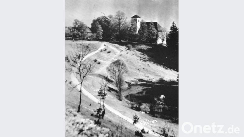 Der ehemalige Weg zur Wallfahrtskirche Mühlberg cr