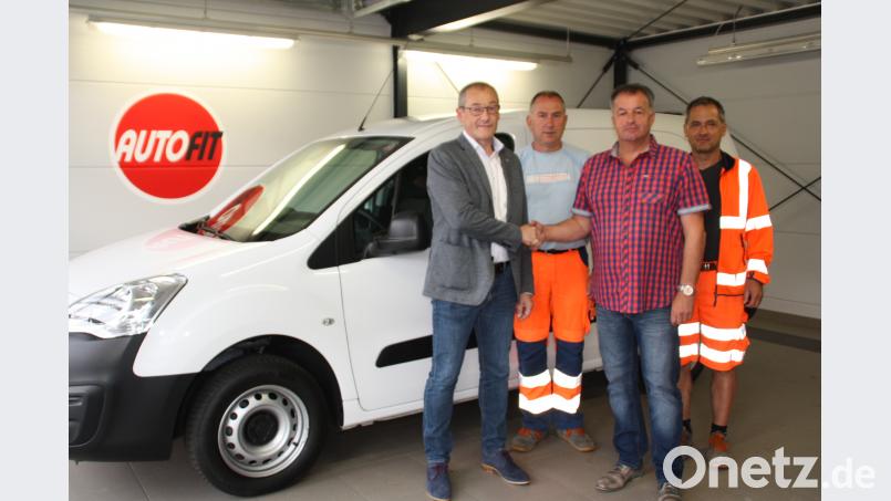 Die offizielle Übergabe des Citroën Berlingo. sam
