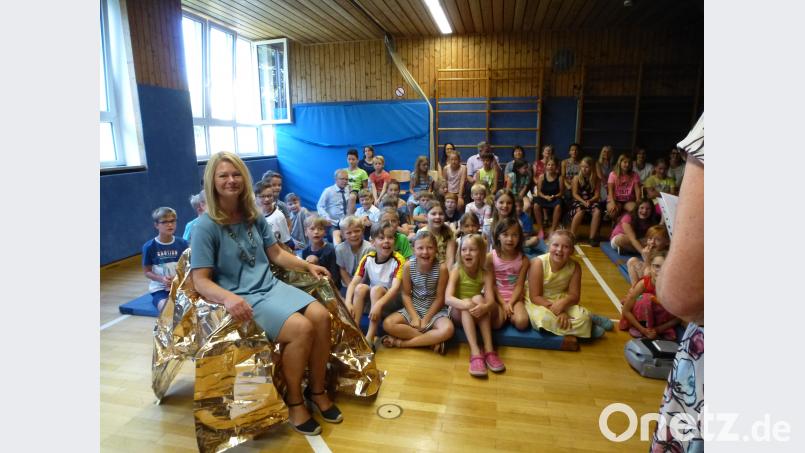 Grundschule Mähring: Verabschiedung der Schulleiterin Karin Gleißner. exb