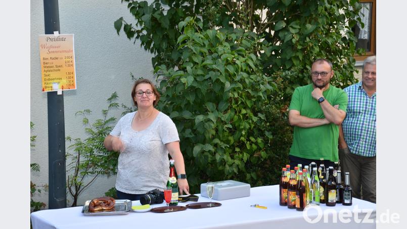 Heike Bauriedl meistert mit ihrem Ehemann Markus die Verköstigung bei allen Serenadenterminen. fjo