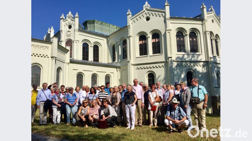 Auch der Besuch des Tachauer Schlosses stand auf dem Programm. eib