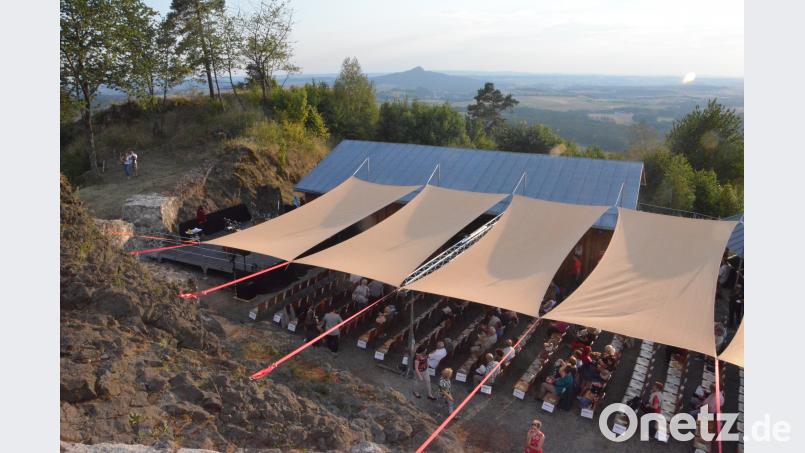 Blick von der Burg auf den Theaterplatz. Wolfgang Benkhardt