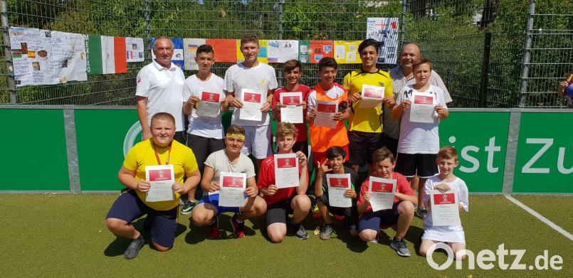 Kurz vor den Ferien kam es an der Dreifaltikeits-Mittelschule zu einer Verlängerung der Fußball-WM. Matthias Franzeck