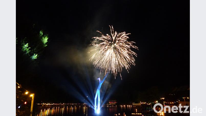 Das Brillantfeuerwerk setzte den Schlusspunkt unter eines der schönsten Sommerfeste Ostbayerns. mmj