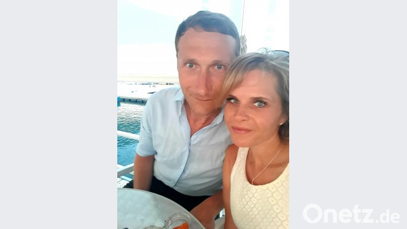 Kathrin Schäffler und Michael Zwack während ihres Urlaubs in Süditalien. Kathrin Schäffler