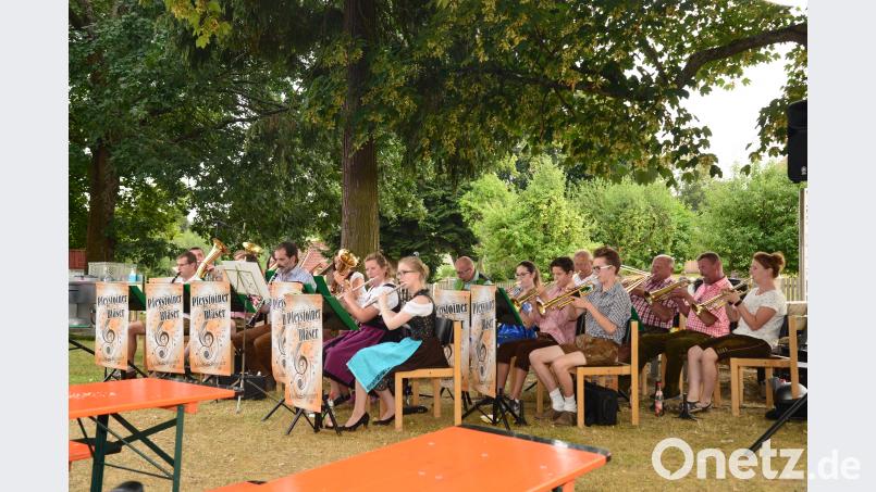 Die "Pleystoiner Bläser" lieben den Sound der Egerländer Musik bey