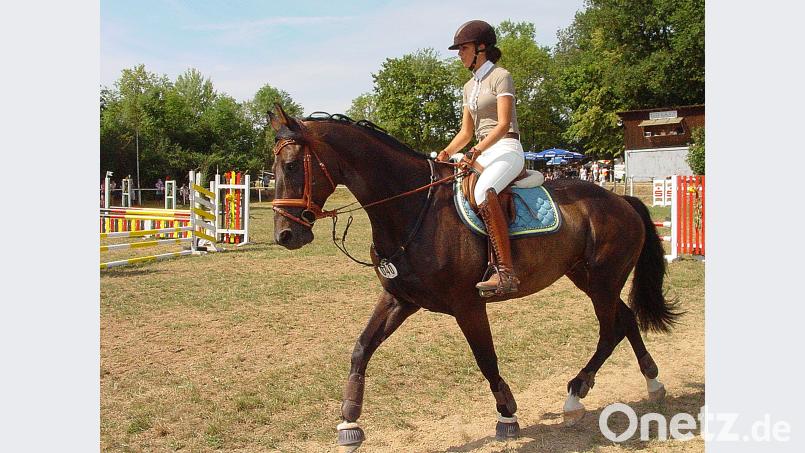 Einen fehlerfreien Ritt beim Springreiten bot Carolin Natalie Lautner mit 6,3 Punkten auf Conterno 11 aus Eichenhof. sck