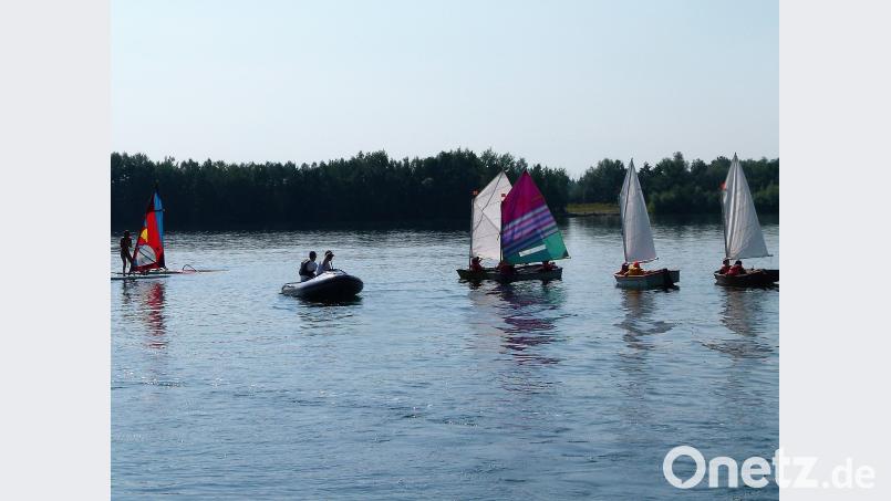 Die Kinder hatten Spaß auf dem Klausensee. lkn