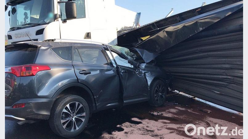 Unfall auf der A93 bei Diendorf. jma