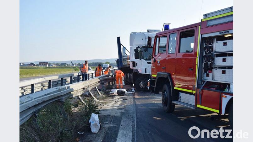 Unfall auf der A93. jma
