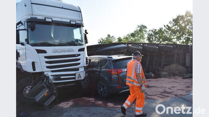 Unfall auf der A93. jma