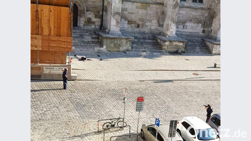 Spektakuläre Festnahme am Regensburger Dom. Auer, Alexander