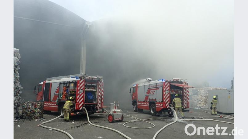 Brand im Regensburger Osten. Berufsfeuerwehr Regensburg